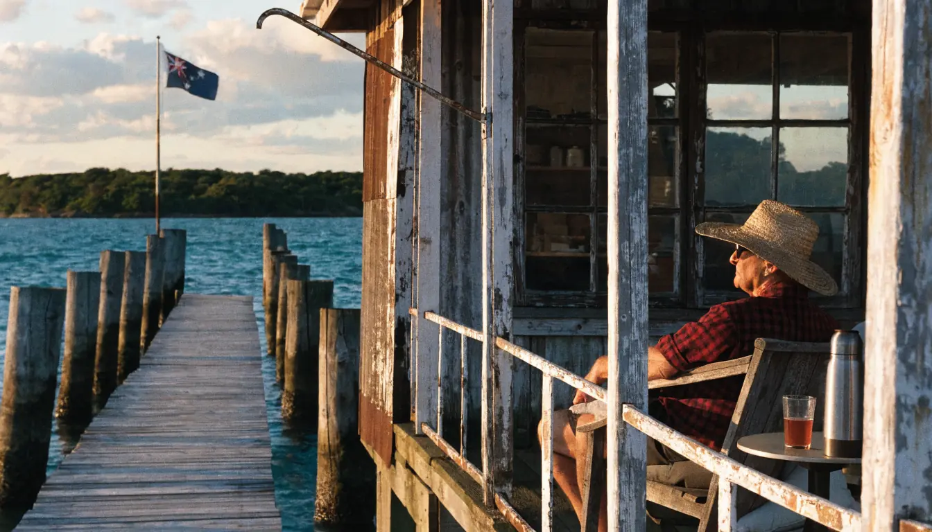 Person on jetty reflects on ACMA